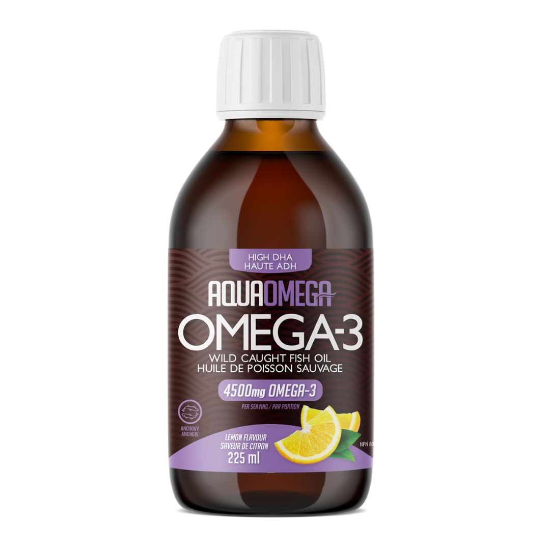 AquaOmega High DHA Fish Oil (225ml) - Lifestyle Markets